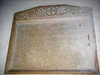Dumbleton Church War Memorial