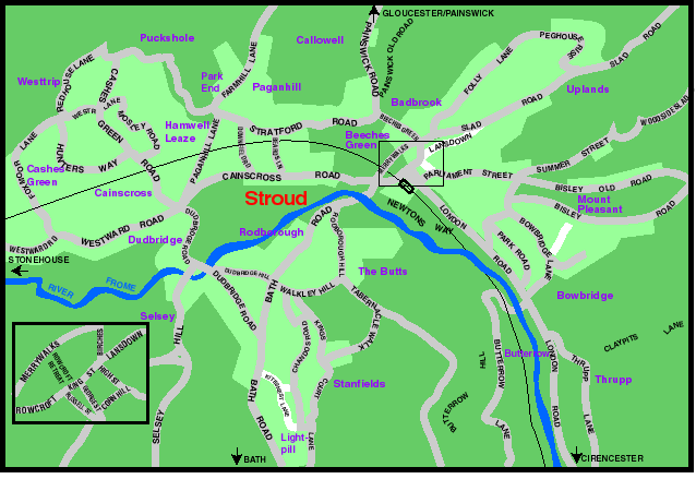 Stroud Map