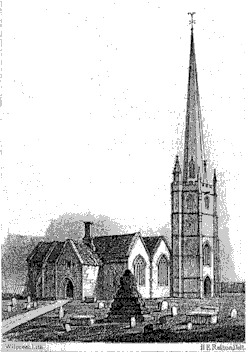 Engraving of Church