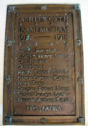 Ashleworth War Memorial, Gloucestershire, England