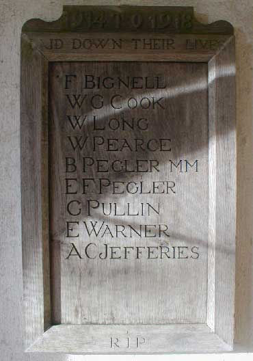 Beverstone War Memorial
