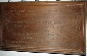 Coln St Denys War Memorial